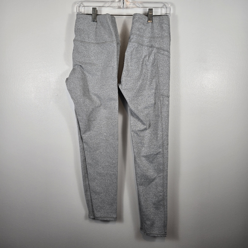Bundle of 2 Pair Kyodan Light Gray Workout Yoga Athletic Leggings Womens Size XS